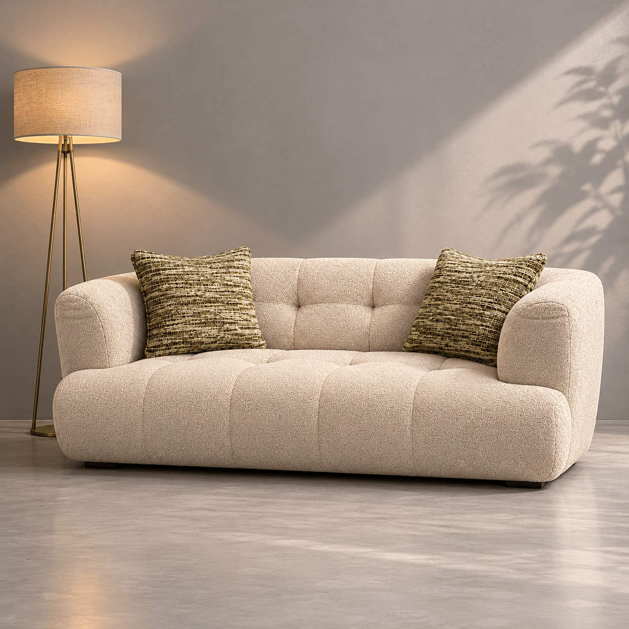 Iris 2 seater Gama Green  sofa