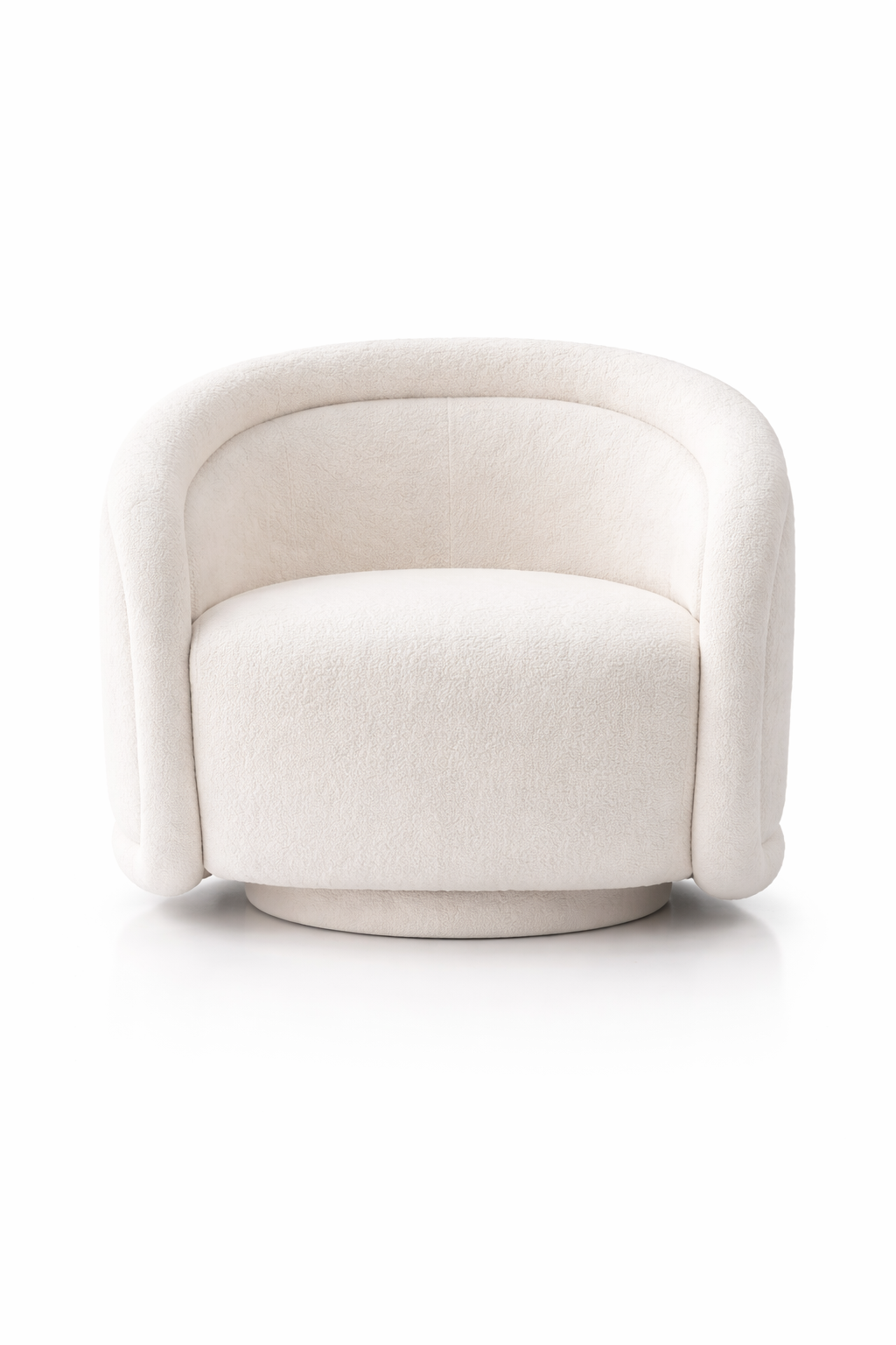 Côréno White Swival Chair